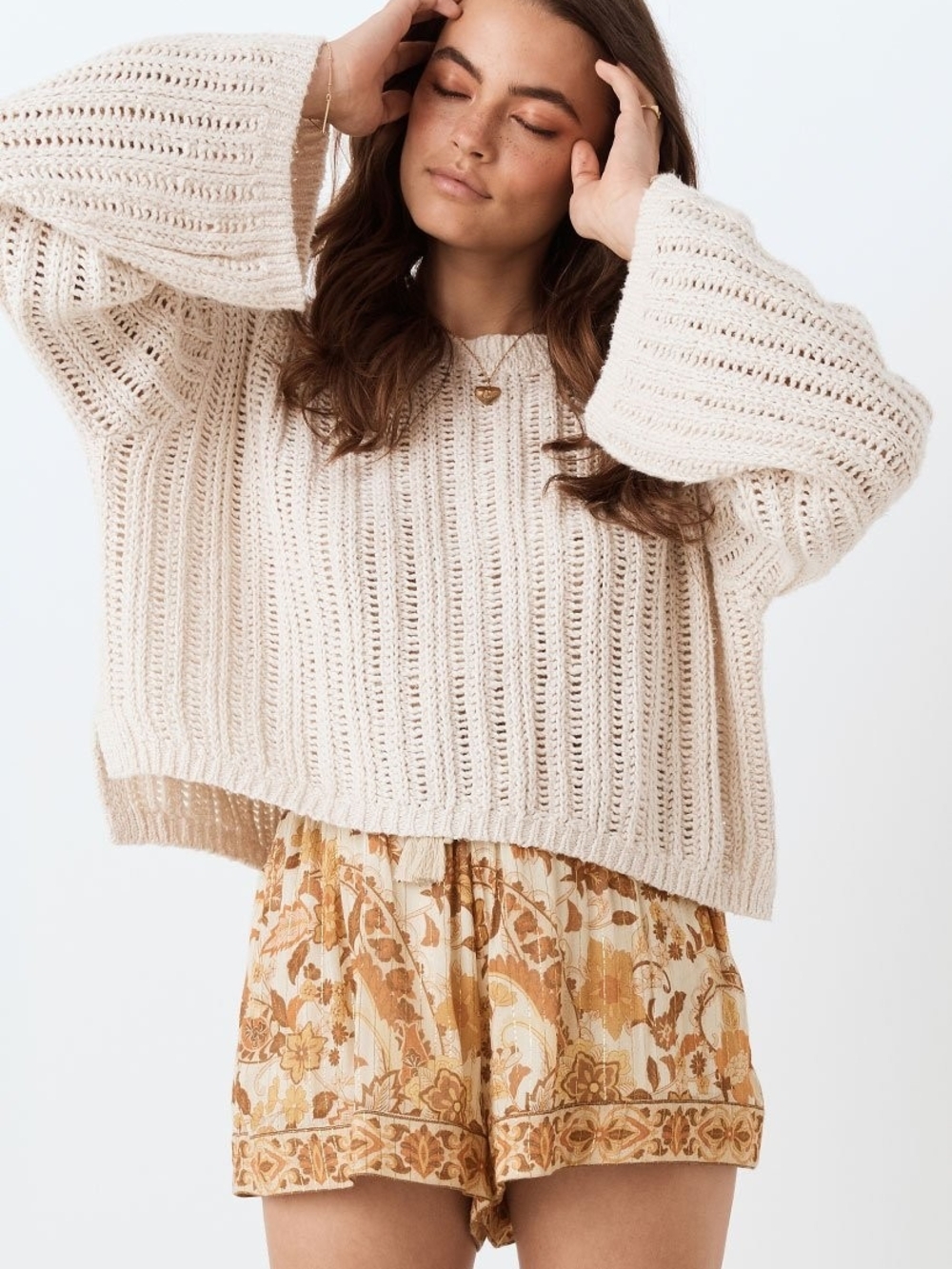 Spell Heather Knit Jumper Sweater